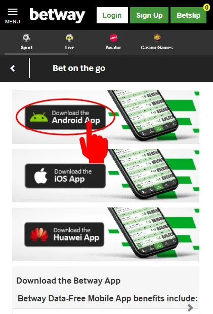 Betway App Download Step3